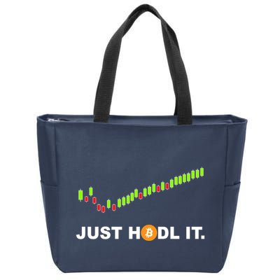 Just Hodl It Funny Crypto Trader Btc Bitcoin Investor Zip Tote Bag