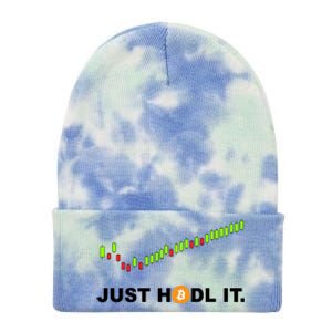 Just Hodl It Funny Crypto Trader Btc Bitcoin Investor Tie Dye 12in Knit Beanie