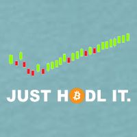 Just Hodl It Funny Crypto Trader Btc Bitcoin Investor Sueded Cloud Jersey T-Shirt