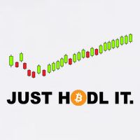 Just Hodl It Funny Crypto Trader Btc Bitcoin Investor Garment-Dyed Sweatshirt