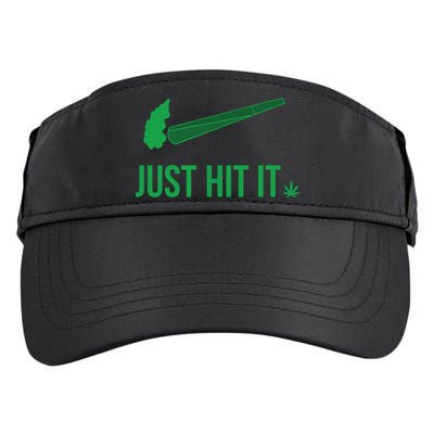 Just Hit It | Cannabis Smoker Adult Drive Performance Visor