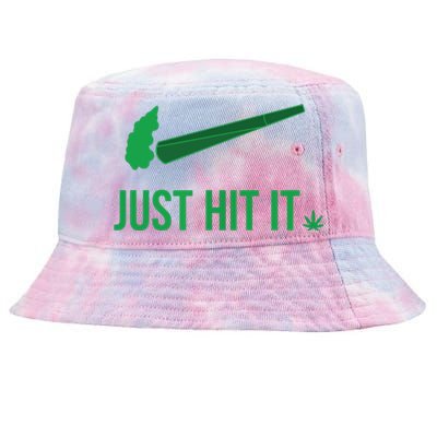 Just Hit It | Cannabis Smoker Tie-Dyed Bucket Hat