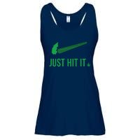 Just Hit It | Cannabis Smoker Ladies Essential Flowy Tank