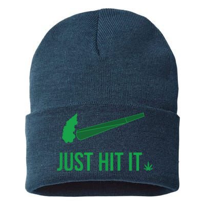 Just Hit It | Cannabis Smoker Sustainable Knit Beanie