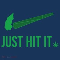 Just Hit It | Cannabis Smoker Kids T-Shirt