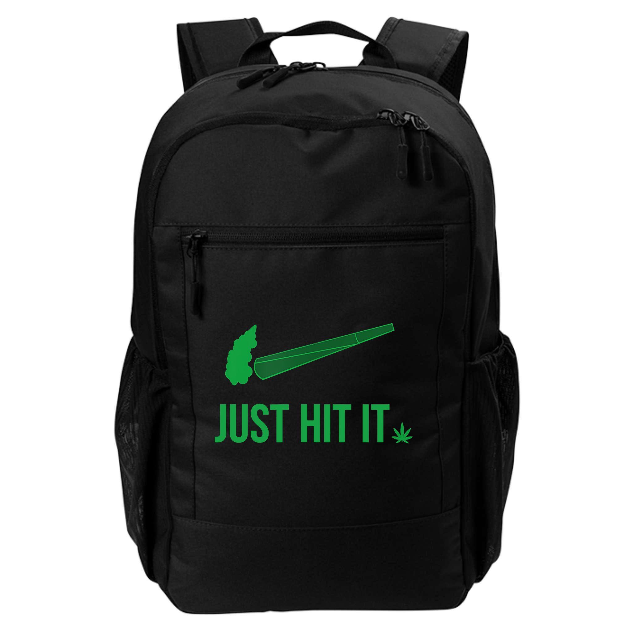 Just Hit It Weed Funny Backpack