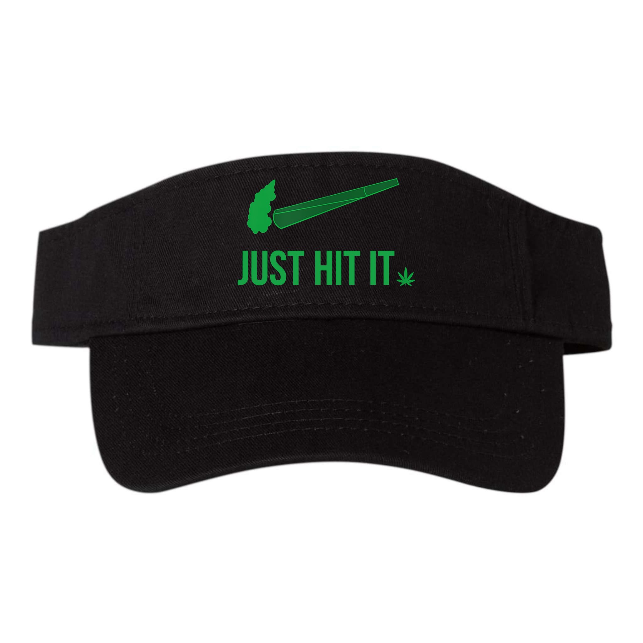 Just Hit It Weed Funny Visor