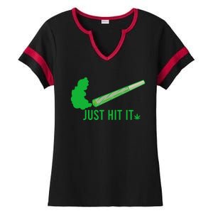 Just Hit It Ladies Halftime Notch Neck Tee