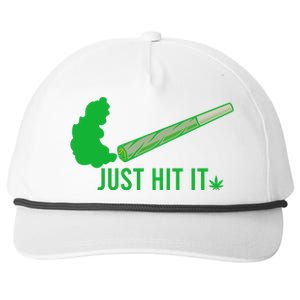 Just Hit It Snapback Five-Panel Rope Hat