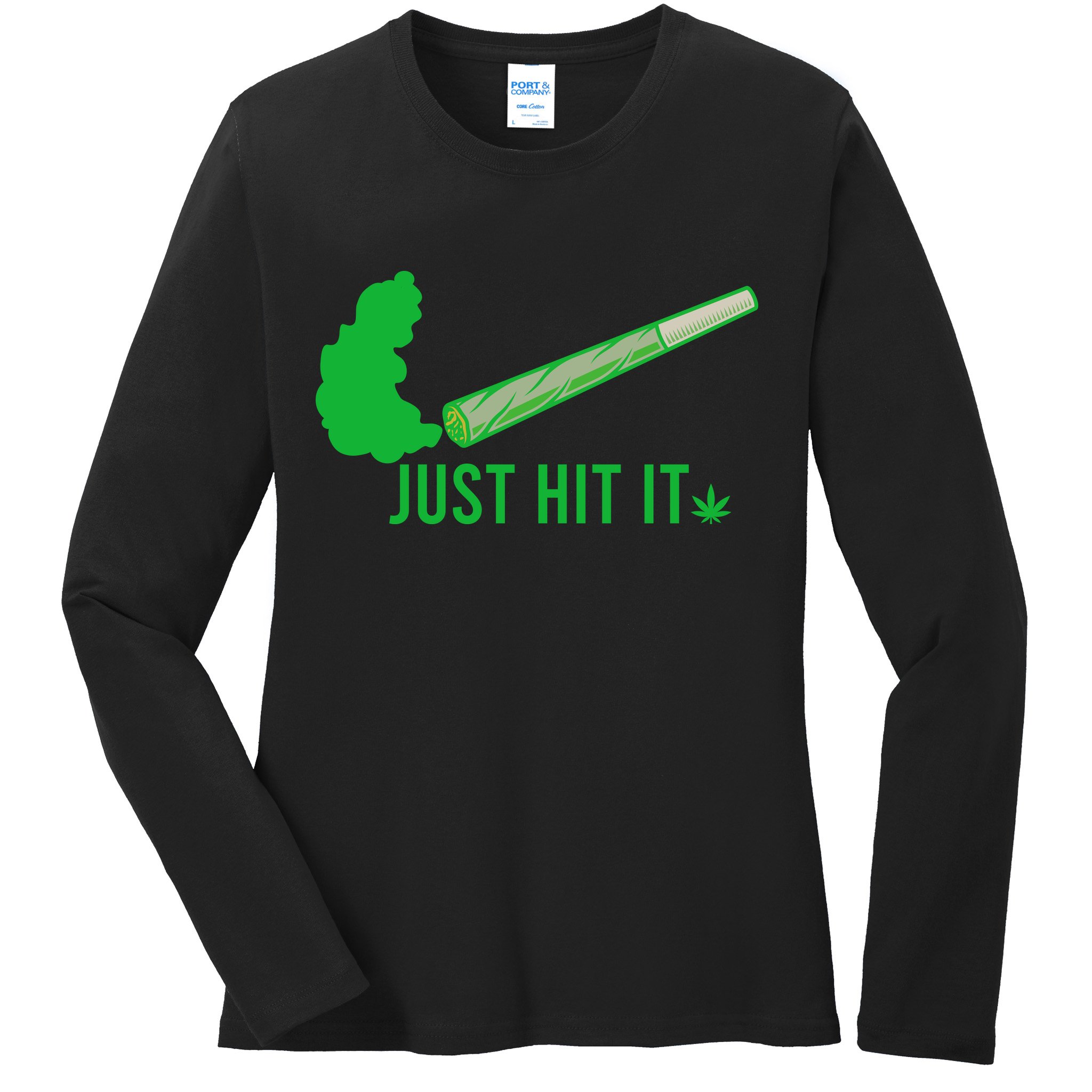 Just Hit It Ladies Long Sleeve Shirt