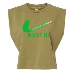 Just Hit It Garment-Dyed Women's Muscle Tee