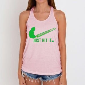 Just Hit It Women's Knotted Racerback Tank