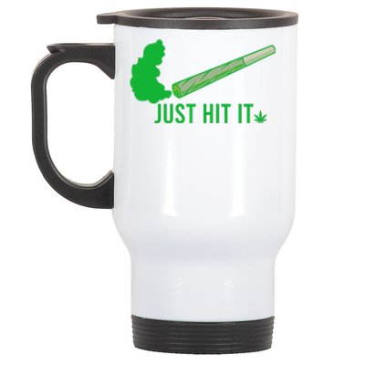 Just Hit It Stainless Steel Travel Mug