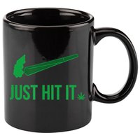 Just Hit It Cannabis Smoker 11oz C Handle Ceramic Mug