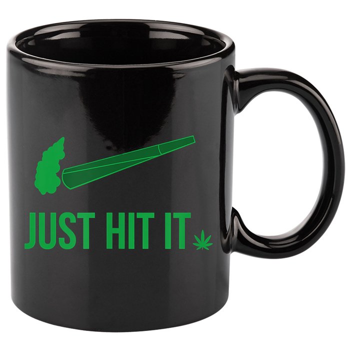 Just Hit It Cannabis Smoker 11oz C Handle Ceramic Mug