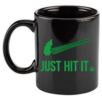 Just Hit It Cannabis Smoker 11oz C Handle Ceramic Mug