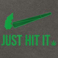 Just Hit It Cannabis Smoker Cotton Canvas Backpack