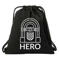 Jukebox Hero Drawstring Bag
