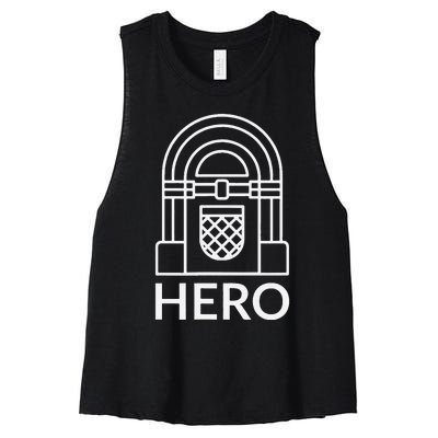 Jukebox Hero Women's Racerback Cropped Tank