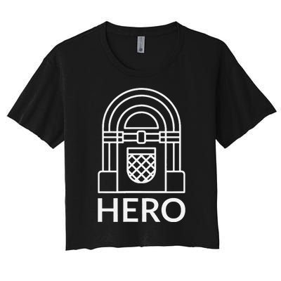 Jukebox Hero Women's Crop Top Tee