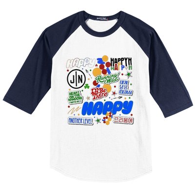 Jin Happy Jin ILl Be There Baseball Sleeve Shirt