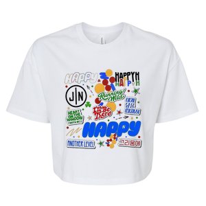 Jin Happy Jin ILl Be There Bella+Canvas Jersey Crop Tee