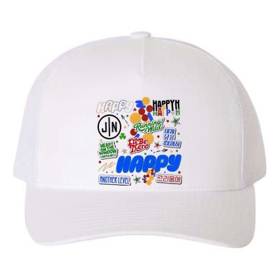 Jin Happy Jin ILl Be There Yupoong Adult 5-Panel Trucker Hat