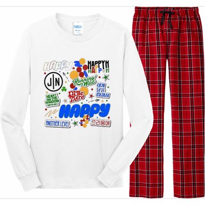 Jin Happy Jin ILl Be There Long Sleeve Pajama Set