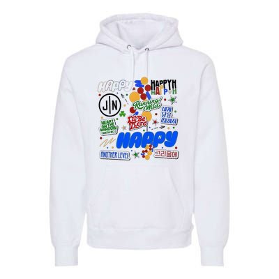 Jin Happy Jin ILl Be There Premium Hoodie