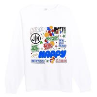 Jin Happy Jin ILl Be There Premium Crewneck Sweatshirt