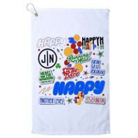 Jin Happy Jin ILl Be There Platinum Collection Golf Towel