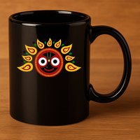 Jagannath Headdress 11oz C Handle Ceramic Mug