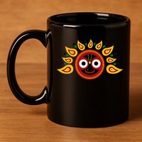 Jagannath Headdress 11oz C Handle Ceramic Mug