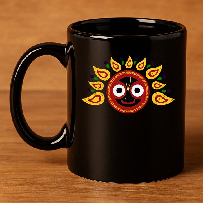 Jagannath Headdress 11oz C Handle Ceramic Mug
