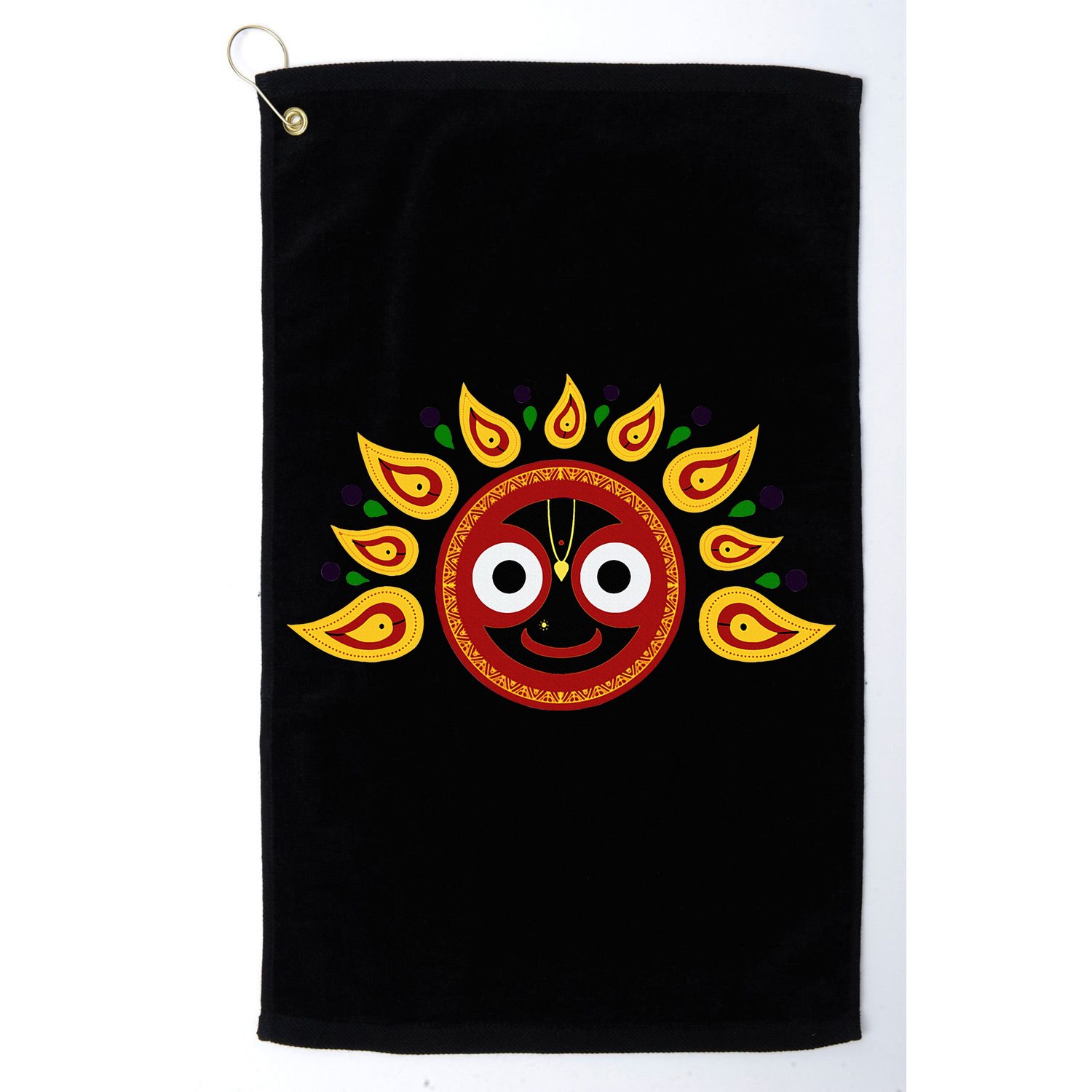 Jagannath Headdress Golf Towel
