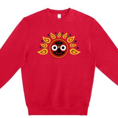 Jagannath Headdress Premium Crewneck Sweatshirt