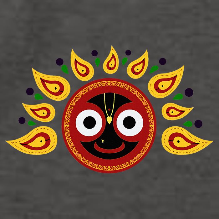 Jagannath Headdress Vector Backpack
