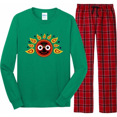 Jagannath Headdress Long Sleeve Pajama Set