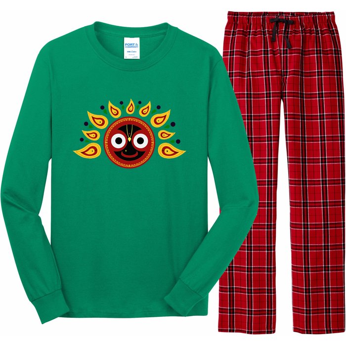 Jagannath Headdress Long Sleeve Pajama Set