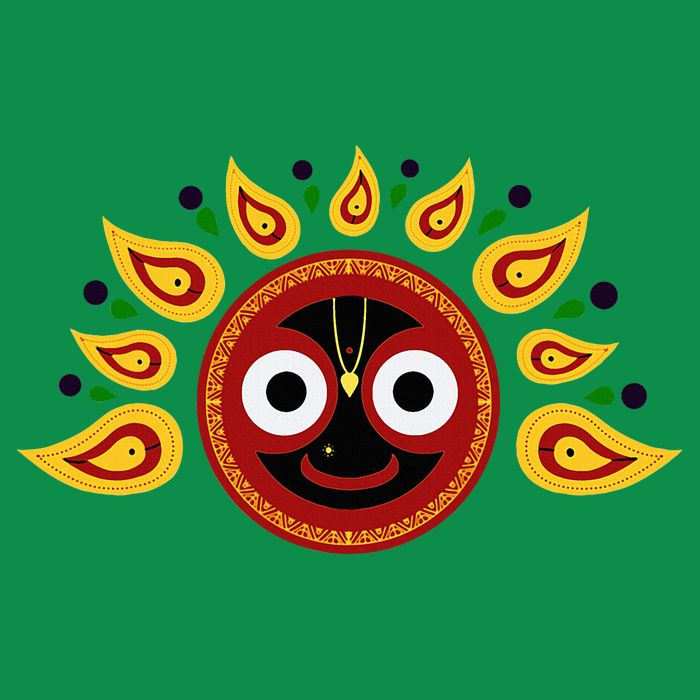 Jagannath Headdress Womens T-Shirt