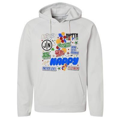 Jin Happy Jin ILl Be There Performance Fleece Hoodie