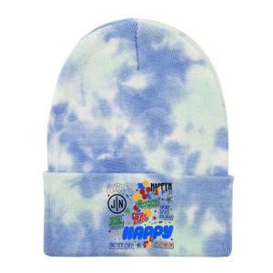 Jin Happy Jin ILl Be There Tie Dye 12in Knit Beanie