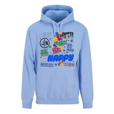 Jin Happy Jin ILl Be There Unisex Surf Hoodie