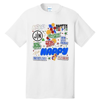 Jin Happy Jin ILl Be There Tall T-Shirt