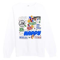 Jin Happy Jin ILl Be There Premium Crewneck Sweatshirt