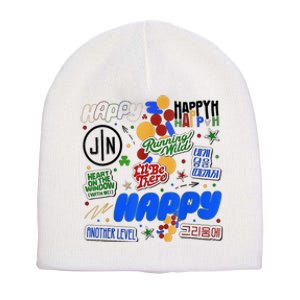 Jin Happy Jin ILl Be There Short Acrylic Beanie