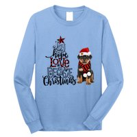 Joy Hope Love Peace Christmas Rottweiler 2020 Gift Long Sleeve Shirt