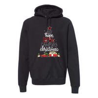 Joy Hope Love Camping Christmas Funny Camping Christmas Tree Gift Premium Hoodie