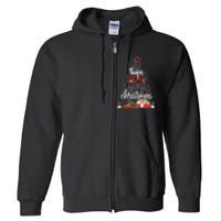 Joy Hope Love Camping Christmas Funny Camping Christmas Tree Gift Full Zip Hoodie