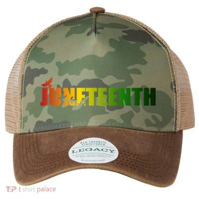 Juneteenth Holiday Logo Legacy Tie Dye Trucker Hat